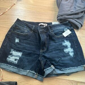 Dark blue Jean shorts